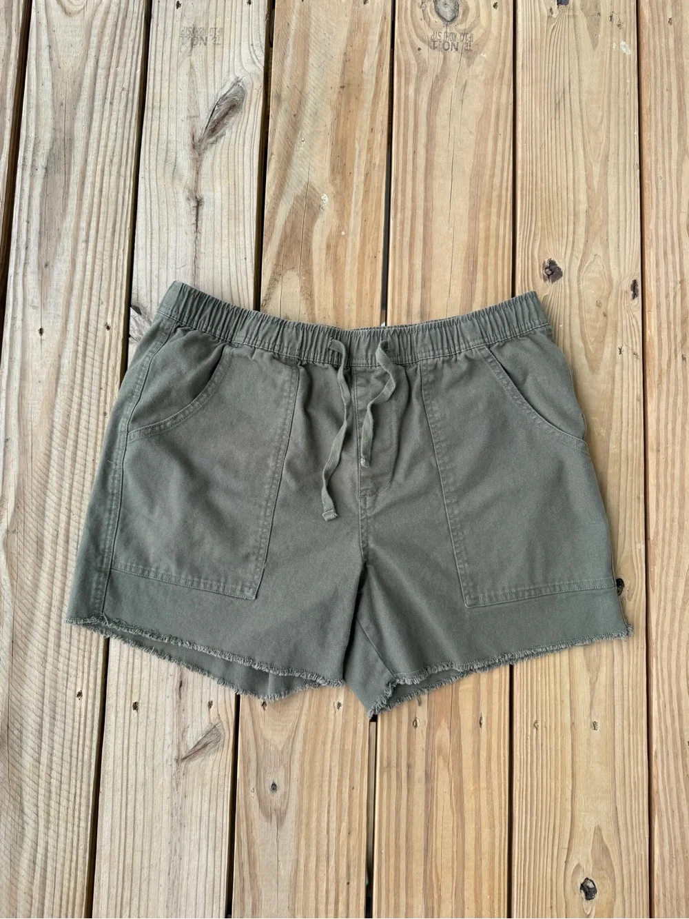 Katin Urban Outfitters Trail Shorts Men’s Large Dark Green Cut Off Drawstring